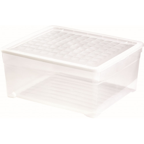 CURVER TEXTILE 18,5L Boîte de rangement 39,6 x 34,3 x 17,3 cm transparent 03002-001
