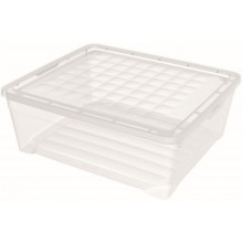 CURVER TEXTILE 10L Boîte de rangement 34,2 x 29,7 x 12,5 cm transparent 03007-001