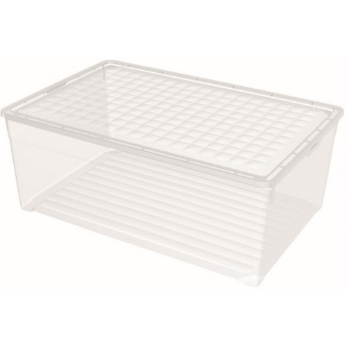 CURVER TEXTILE 45L Boîte de rangement 59,6 x 39,4 x 23 cm transparent 03008-001