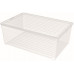 CURVER TEXTILE 45L Boîte de rangement 59,6 x 39,4 x 23 cm transparent 03008-001