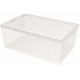 CURVER TEXTILE 45L Boîte de rangement 59,6 x 39,4 x 23 cm transparent 03008-001