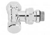 Danfoss RLV-CX 15 , Raccord de réglage, Équerre, Chrome 003L0273