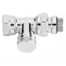 Danfoss RLV-CX 15 Raccord de réglage,Droit, Chrome 003L0274