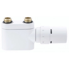 Danfoss VHX-D/RAX vanne de radiateur avec capteur, droite, blanche 013G4278