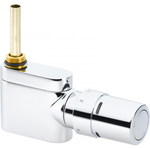 Danfoss VHX-Mono/RAX vanne de radiateur avec capteur, droite, chrome 013G4282