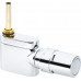 Danfoss VHX-Mono/RAX vanne de radiateur avec capteur, droite, chrome 013G4282