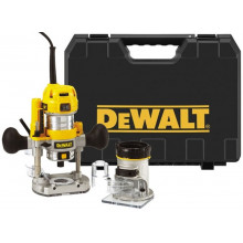 DeWALT D26204K Défonceuse, Affleureuse 2v1 (900W/8mm) valise