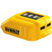 DeWALT DCB090-XJ Adaptateur/chargeur USB compatible avec les batteries XR (12-14,4-18V)