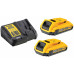 DeWALT DCB115D2 Pack Chargeur DCB115 + 18V 2x2,0Ah