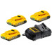 DeWALT DCB115D3 Pack Chargeur DCB115 + 18V 3x2,0Ah