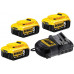 DeWALT DCB115P3 Pack Chargeur DCB115 + 18V 3x5,0Ah