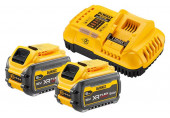DeWALT DCB118T2-QW Pack XR FlexVolt 54V Chargeur DCB118 + 18V 2x6,0Ah