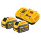 DeWALT DCB118T2 Pack XR FlexVolt 54V Chargeur DCB118 + 18V 2x6,0Ah