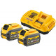 DeWALT DCB118X2 Pack XR FlexVolt 54V Chargeur DCB118 + 18V (2x9,0Ah)