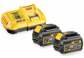 DeWALT DCB118X2 Pack XR FlexVolt 54V Chargeur DCB118 + 18V (2x9,0Ah)