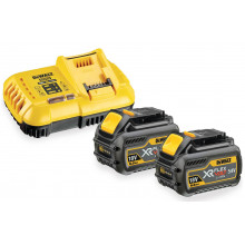 DeWALT DCB118X2 Pack XR FlexVolt 54V Chargeur DCB118 + 18V (2x9,0Ah)