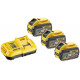 DeWALT DCB118X3 Pack XR FlexVolt 54V Chargeur DCB118 + 18V 3x9,0Ah