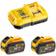 DeWALT DCB118Y2 Pack chargeur rapide + 18V (2 x DCB548 12,0Ah)