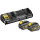 DeWALT DCB132T2 Pack XR FlexVolt Chargeur DCB132 + 54V 2x6,0Ah