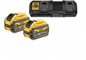 DeWALT DCB132X2-QW XR FLEXVOLT 54 V kit (2× batteries 9,0 Ah + chargeur double DCB132)