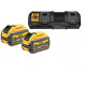 DEWALT XR 54 V Kit avec 2× batteries 9,0 Ah FLEXVOLT+double chargeur DCB132X2-QW