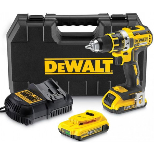 DeWALT DCD790D2 Perceuse Visseuse 13mm XR Li-ion (2x2,0Ah/18V) Tstak