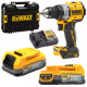 DeWALT DCD800E2T Perceuse-visseuse XR (90Nm/18V/2x1,7Ah PowerStack) Tstak