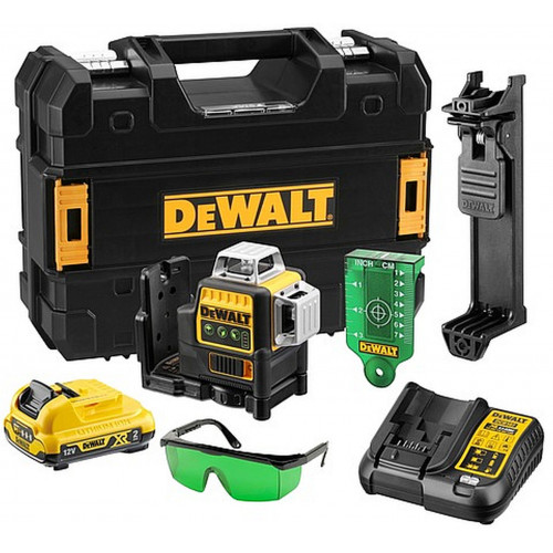 DeWALT DCE089D1G Laser multiligne 3x360° (1x2,0Ah/10,8V 30/60m)