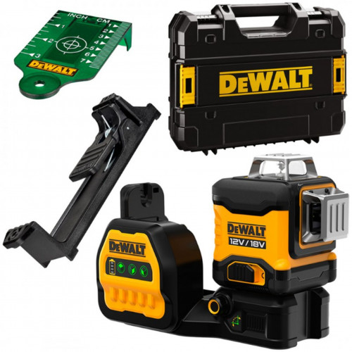 DeWALT DCE089NG18 Multiline Laser vert 3x 360 ° zielony 18V coffret Tstak