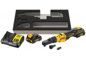 DeWALT DCF500L2G Clé a cliquet sans fil 1/4''+ 3/8” (12V/2x3,0Ah)