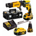 DeWALT DCF620P2K Visseuse plaques de plâtres (2x5,0Ah/18V) +DCF6202 Tete pour vis a simple