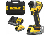 DeWALT DCF850E2T Visseuse a chocs 1/4" (18V/208Nm/2x1,7Ah PowerStack) Tstak