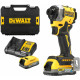 DeWALT DCF850E2T Visseuse a chocs 1/4" (18V/208Nm/2x1,7Ah PowerStack) Tstak