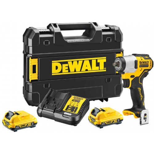 DeWALT DCF902D2 Clé a chocs compacte 3/8" (168Nm/12V/2x2,0 Ah) Tstak