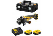 DeWALT DCG405P2 Meuleuse angulaire 125mm, XR (18V/2x5,0Ah) Tstak