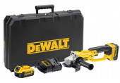 DeWALT DCG412M2 Meuleuse angulaire 125 mm XR 18 V Li-Ion (2x 4,0 Ah) Coffret
