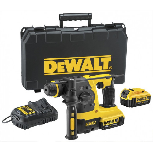 DeWALT DCH254M2 Perforateur burineur SDS-Plus (2,1J/18V/2x4,0Ah) coffret