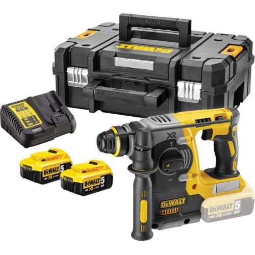 DeWALT DCH273P2 Perforateur-burineur SDS-Plus (2,1J/18V/2x5,0Ah) Coffret