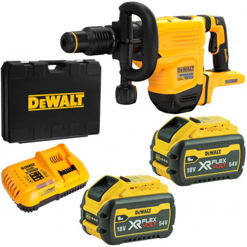 DeWALT DCH832X2 Marteau SDS-Max, XR FlexVolt 54V, 13,3J, Tstak,(2x9,0Ah)