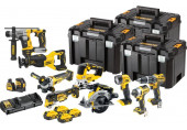 DeWALT DCK1012P4T-QW Kit d’outils sans fil sans balais 10pcs. (18V/4x5Ah + 3x Tsak)