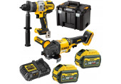 DeWALT DCK2016T2T Combo set 2 DCD999 + DCG418 + (18V/2x6.0Ah/Chargeur DCB115) T-stak box