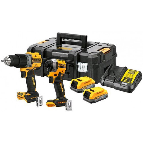 DeWALT DCK2050E2T Combo set 18V (2x1,7Ah Powerstack) Tstak