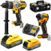 DeWALT PowerStack DCK2052H1E1T Pack de batteries combiné(DCD999+DCF850+18V/1,7Ah/5,0Ah)