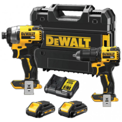 DeWALT DCK2062P2T Combo set (DCD709) + (DCF809) + (18V/2x 5.0Ah) + (DCB115) + Tstak