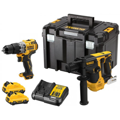 DeWALT DCK2102L2T Kit combiné (DCH072 + DCD706 + DCB124 + DCB1102) TSTAK