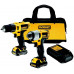 DeWALT DCK211C2 Perceuse Visseuse / a chocs Accus XR Li-Ion (12V/ 2x1,3Ah)