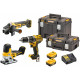 DeWALT DCK329P2T Jeu d'outils a batterie (DCD796+DCG405+DCS335+18V/2x5.0Ah) 2xTstak