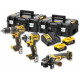 DeWALT DCK384P2T Jeu d'outils a batterie (DCD796+DCF887+DCG405+18V/2x5.0Ah) 2xTstak
