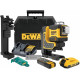 DeWALT DCLE34035D1-QW Laser multilignes vert 3x360° (18V/2,0Ah) T-stak