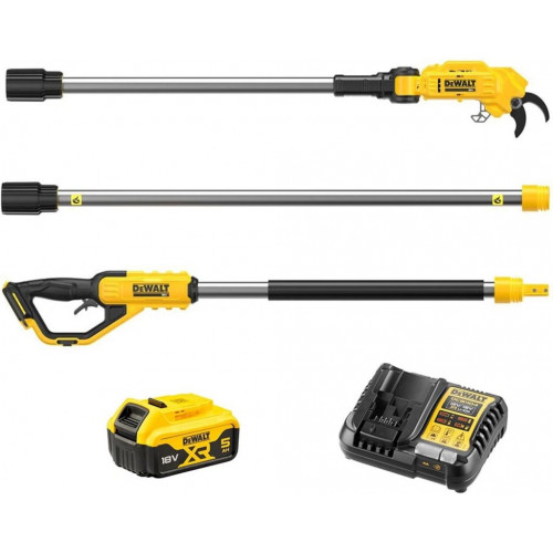 DeWALT DCMPP569P1-QW Sécateur sur perche XR, (18V/1× 5,0 Ah Li-lon)